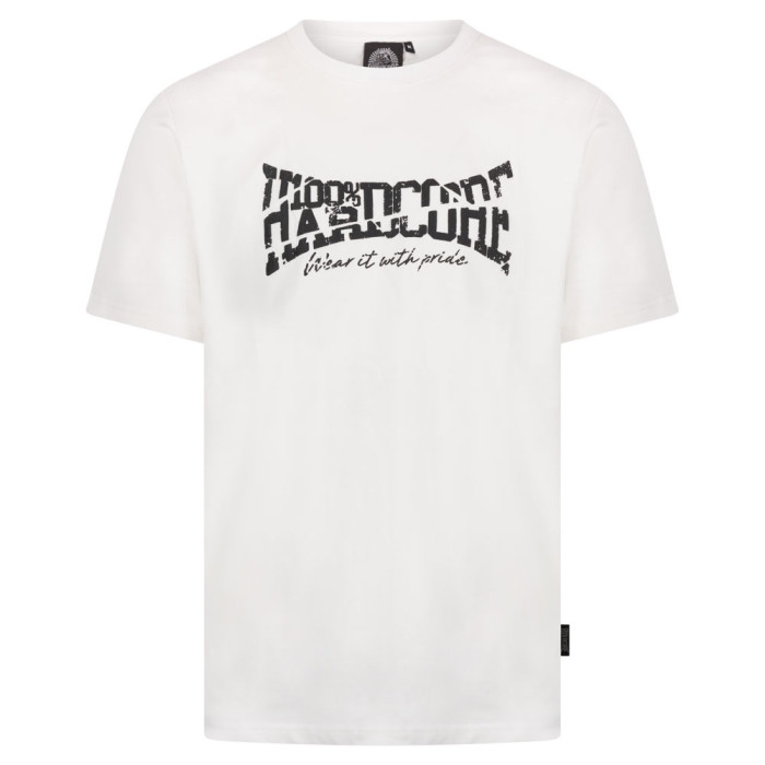 100% Hardcore t-shirt Essential Broken | wit 