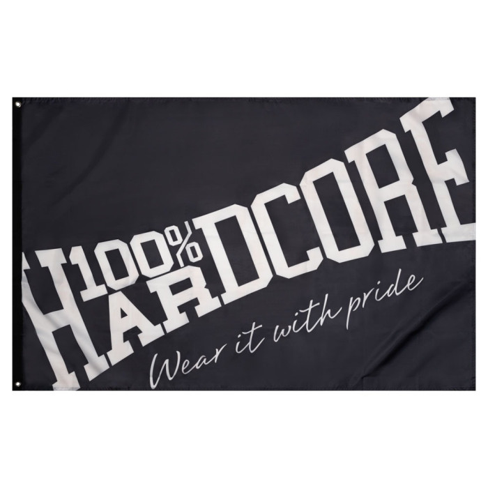 100% Hardcore drapeau tilted essential | noir