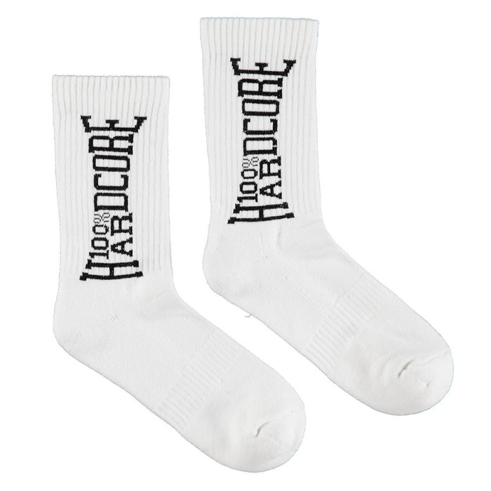 100% Hardcore Chaussettes THE BRAND | blanc