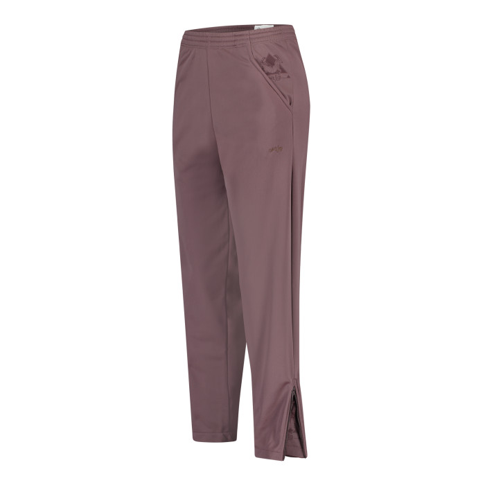Cavello oldschool pantalon uni poches logo et broderie | aubergine 33