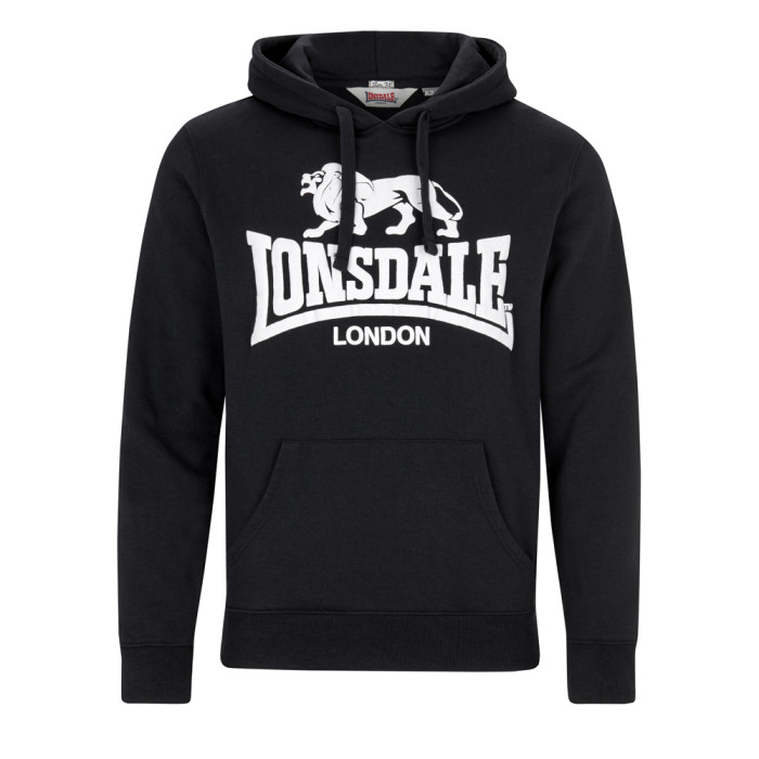 Lonsdale hooded sweater Go Sport 2 | zwart