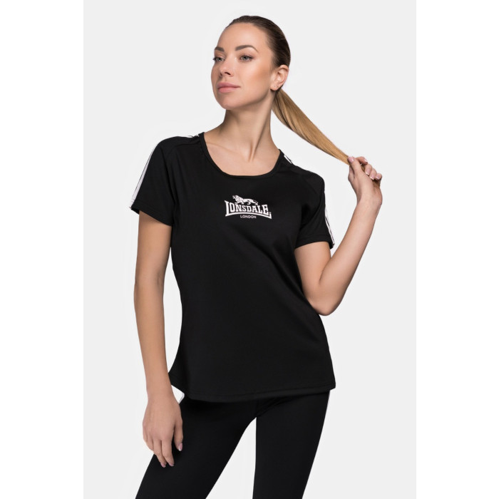Lonsdale Dames T-shirt Halyard | zwart