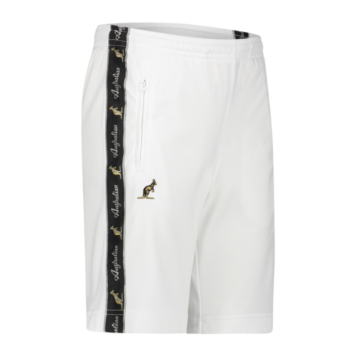 Bermuda australien à deux zips avec passepoil noir 2.0 | blanc