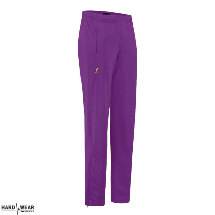 Pantalon australien uni avec 2 fermetures éclair | violet