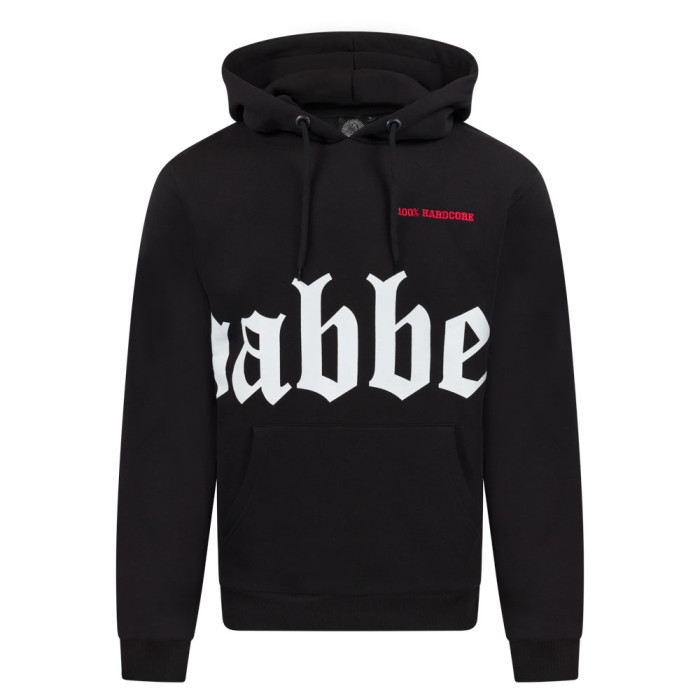 100% Hardcore gabber hoodie | noir