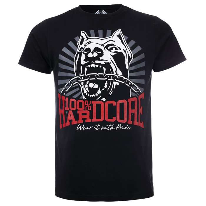 100% Hardcore T-shirt *DOG-1* | noir