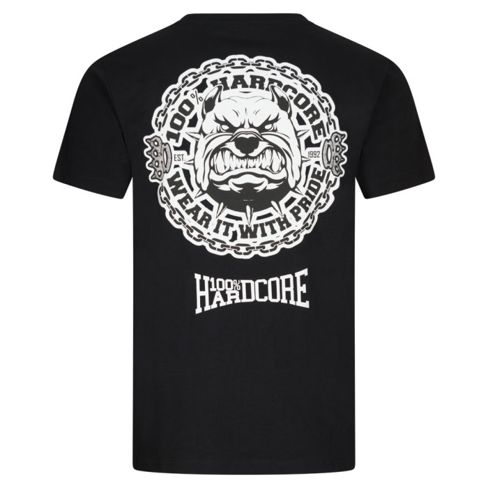 100% Hardcore T-shirt Bulldog | Noir