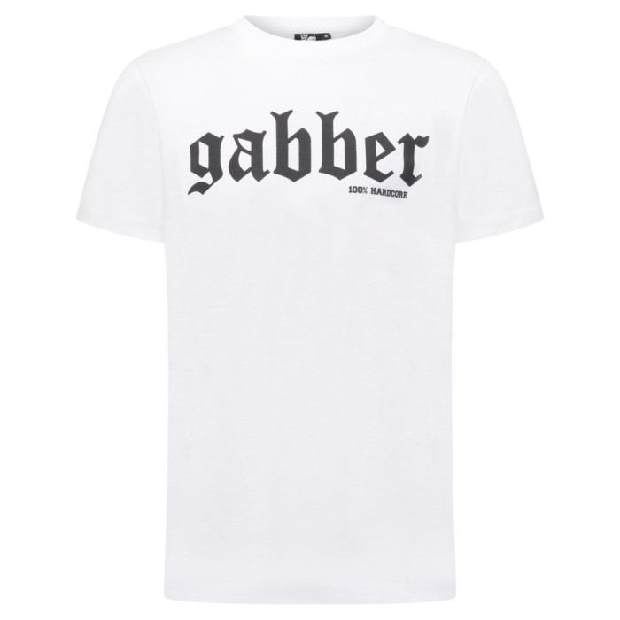 100% Hardcore T-shirt Gabber Essentials | Blanc