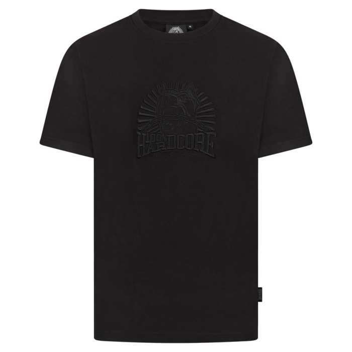 100% Hardcore t-shirt chien | noir