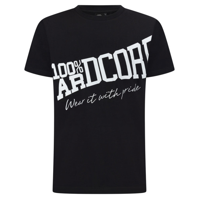 100% Hardcore T-shirt Tilted ESSENTIAL | Noir