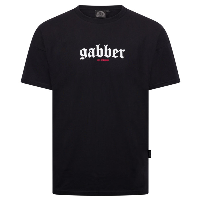 100% Hardcore gabber t-shirt | noir