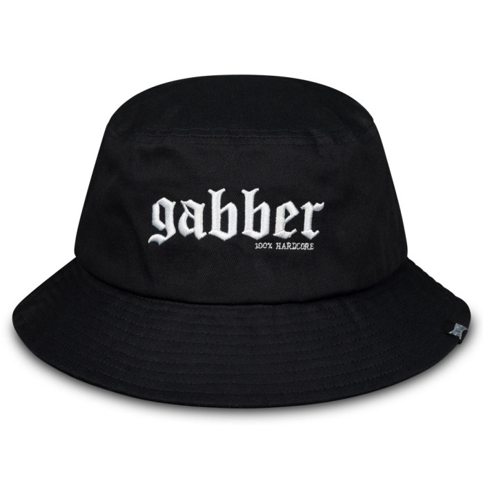 100% Hardcore Bucket Hat GABBER | Noir