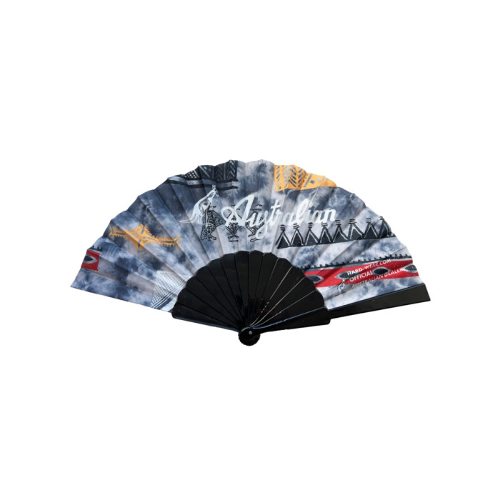 Ventilateur australien paisley gris