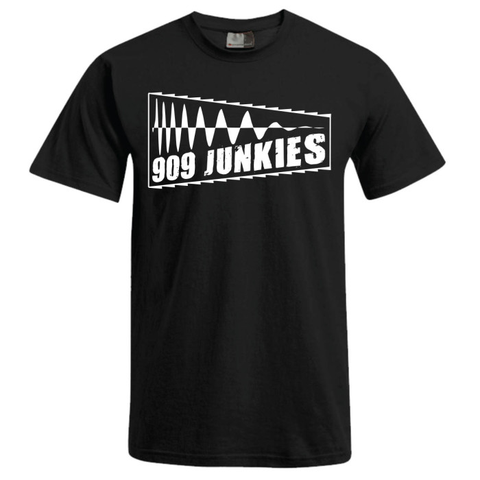 909 Junkies T-shirt Logo | noir
