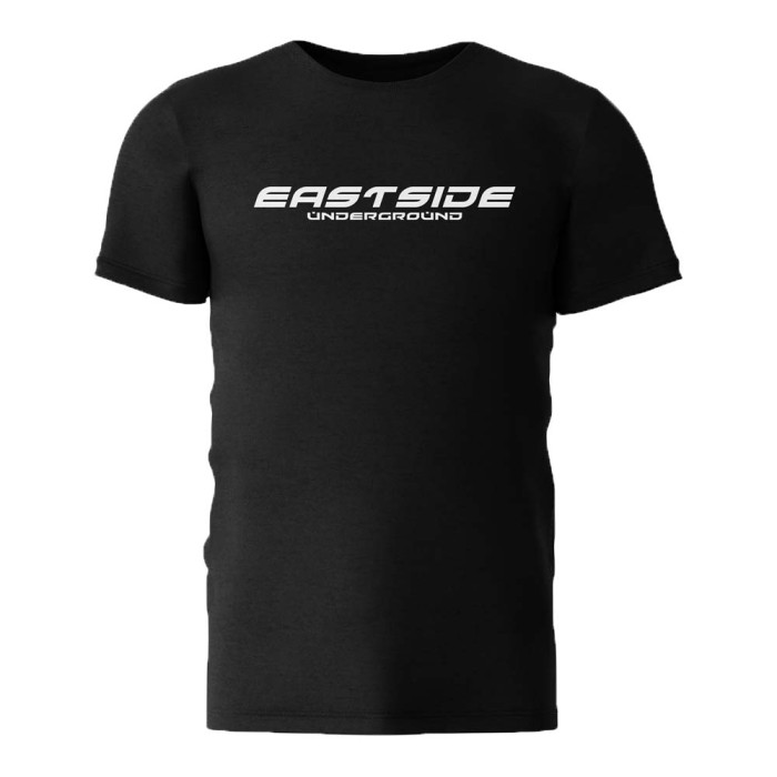 Eastside Underground T-shirt witte logo | zwart