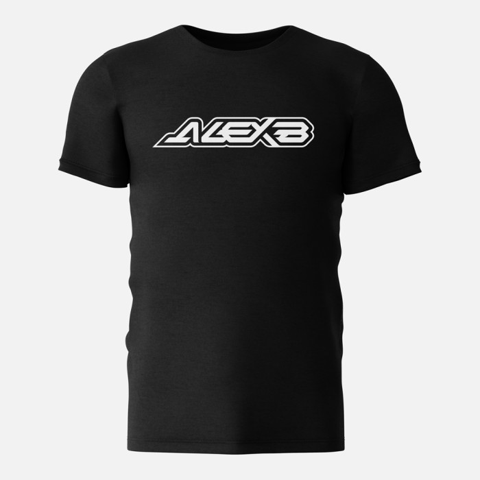 DJ Alex B T-shirt logo | noir