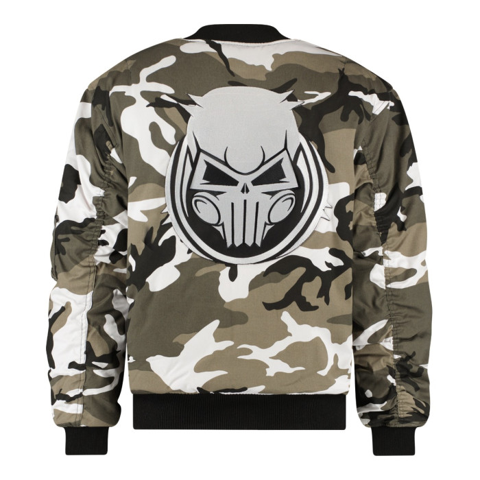 Andy The Core bomberjack geborduurd logo | Camou