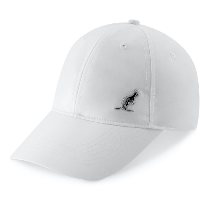 Casquette Australian avec emblème de logo argenté en blanc