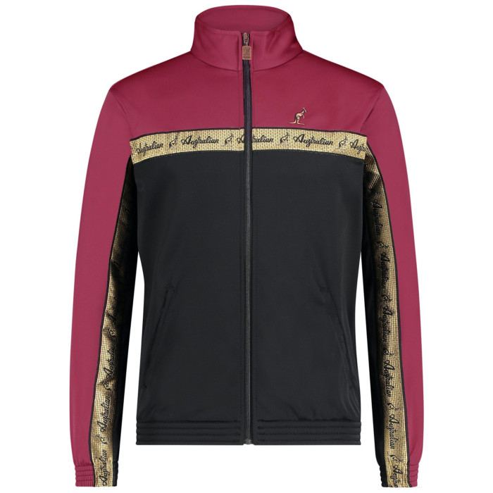 Veste duo Australian avec liseré doré 3.0 | noir - anémone