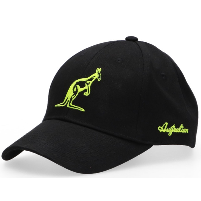 Casquette logo australien | noir - phosphorescent