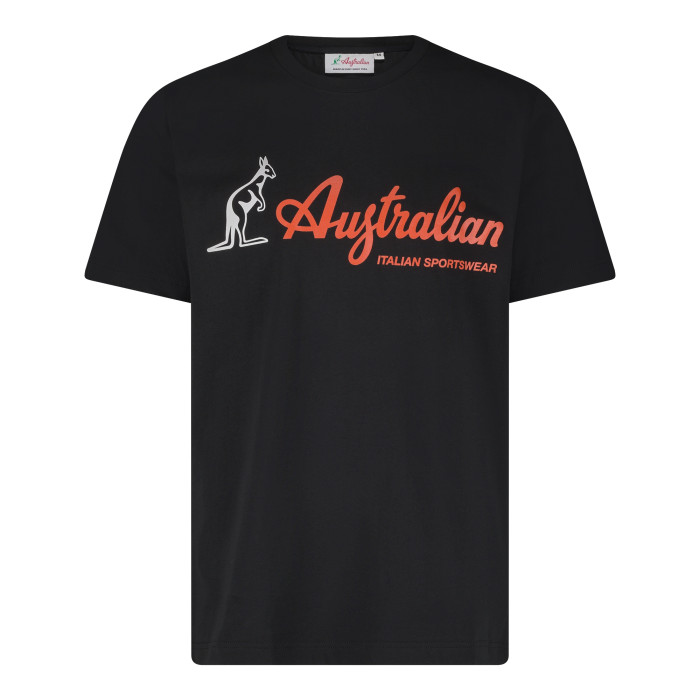 Australian t-shirt big logo | zwart