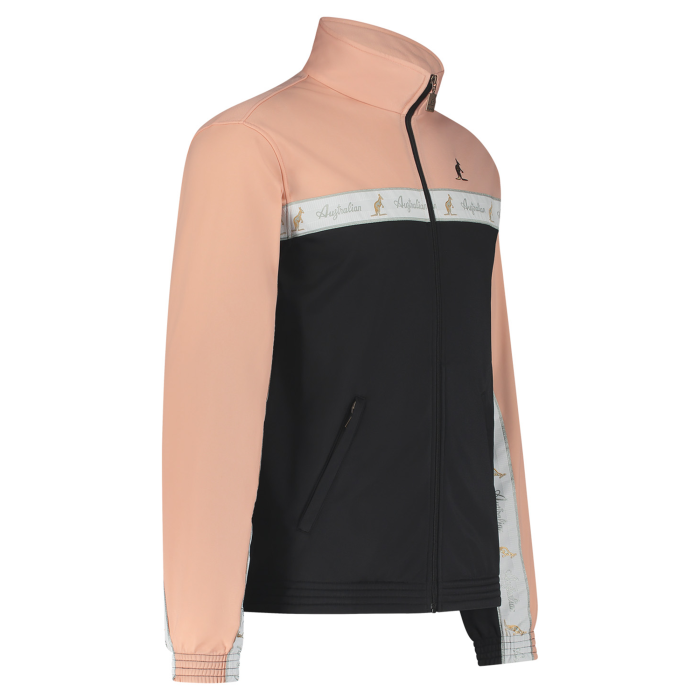 Veste australienne duo blanc 3.0 | noir - Abricot