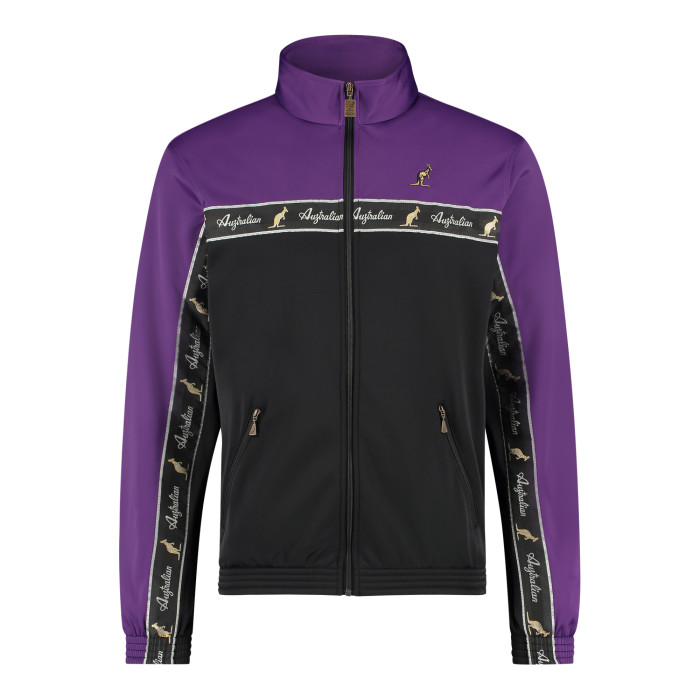 Australian duo jacket black breasted 2.0 | noir - violet