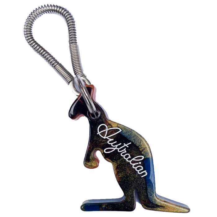 Porte-clefs australien ☓ effet marbre ☓ multicolore