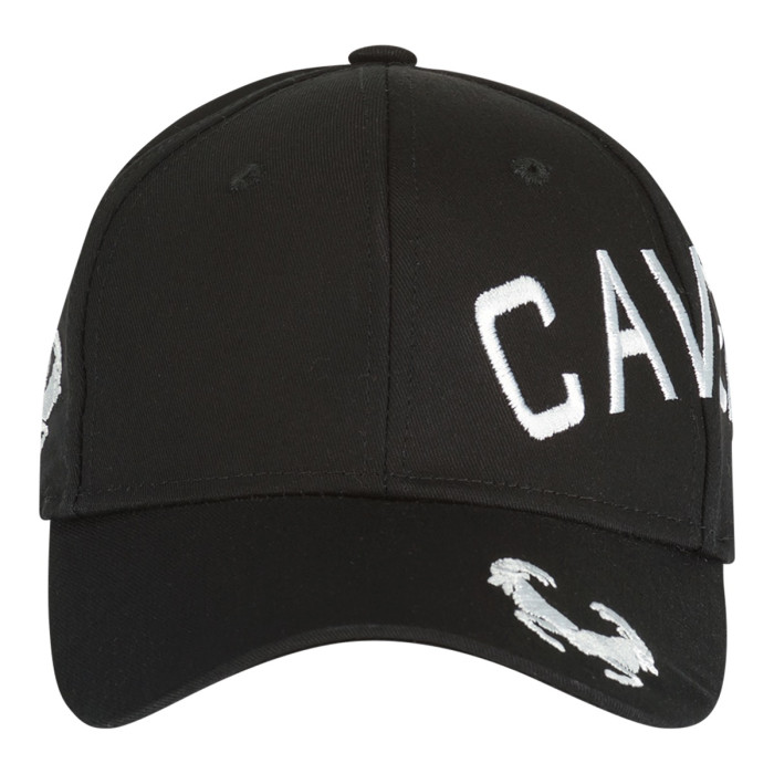 Cavello casquette logo croisée brodé blanc | noir