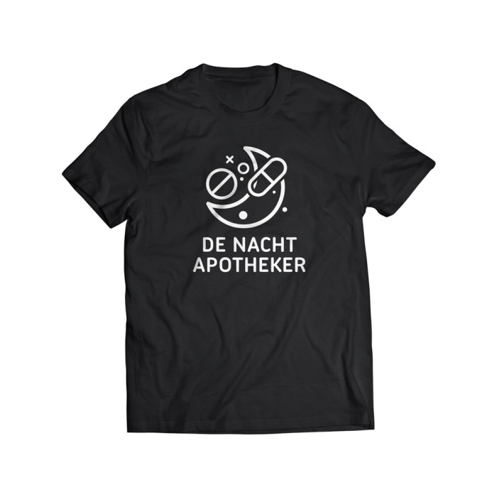 Hard-Wear T-shirt De Nacht Apotheker ⊘☽ | noir