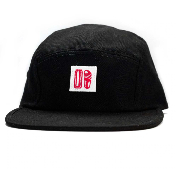 Elitepauper cap 5 panel bier en slipper | zwart