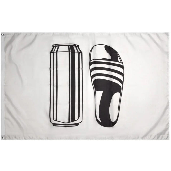 Elitepauper vlag Bier & Slipper | Wit