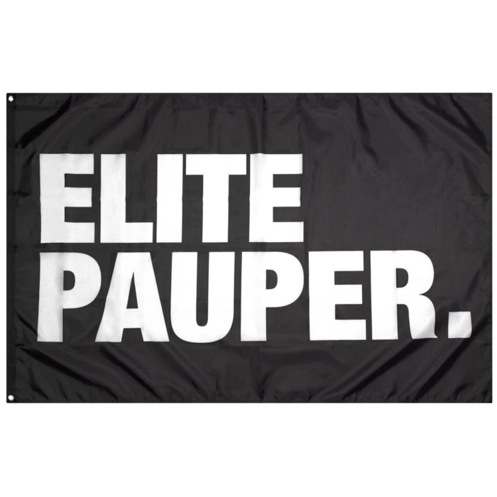 Elitepauper vlag Essential | Zwart