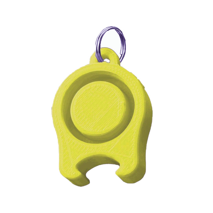 Festicap universele festivaldop met bieropener | geel