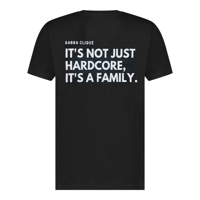 Gabba Clique T-shirt Family | noir