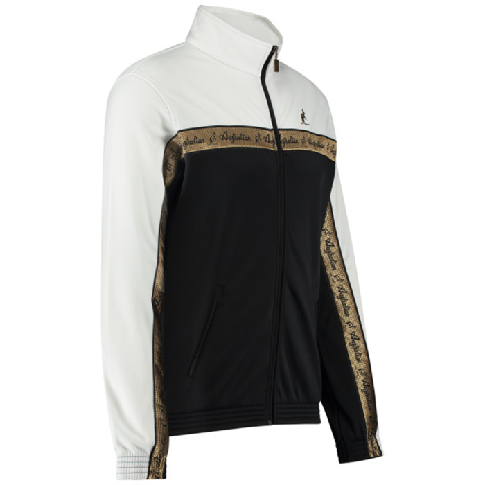 Veste duo Australian avec broderie dorée 3.0 | noir - blanc
