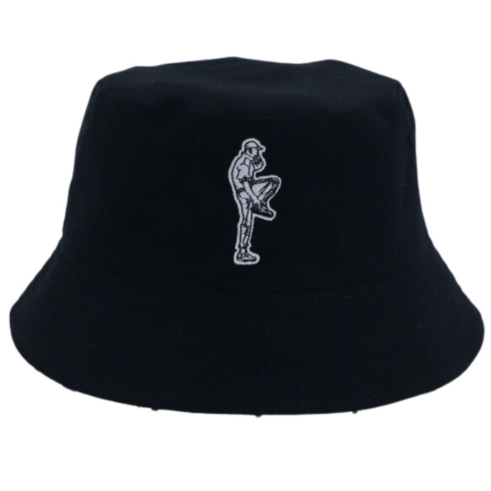 Hakkuh bucket hat reversible | zwart - wit