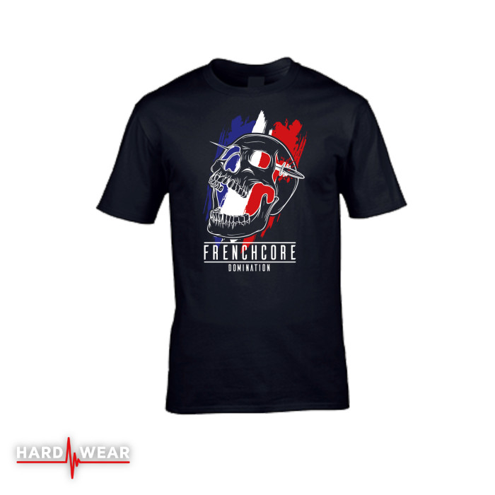 Hard-Wear T-shirt Frenchcore domination | noir
