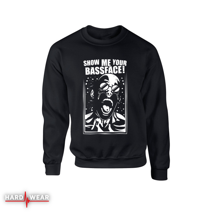 Hard-Wear Chandail Show Me Your Bassface! | noir