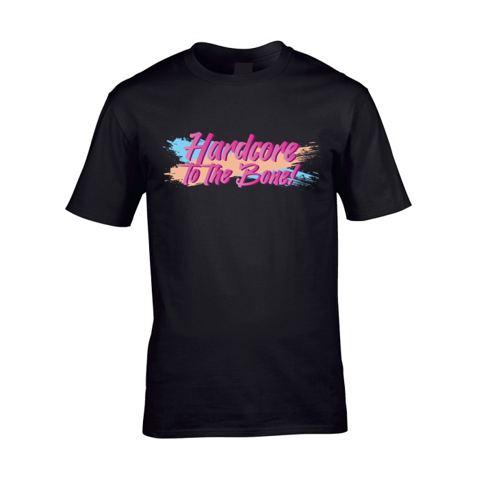 Hard-Wear x Graffiti T-shirt Hardcore to the bone | zwart