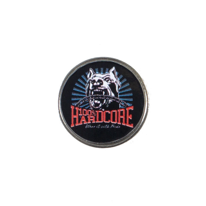 100% Hardcore logo d'épingle *DOG-1*