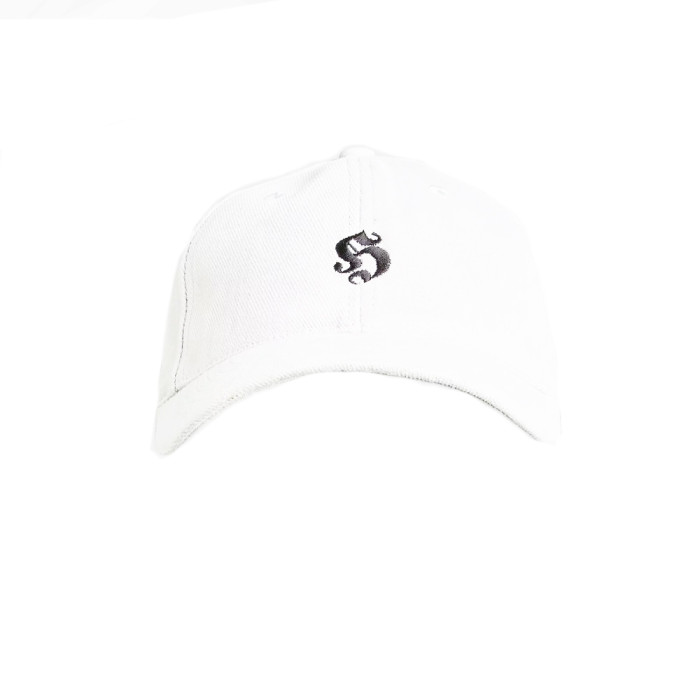 Hooligan casquette de base logo brodé | blanc