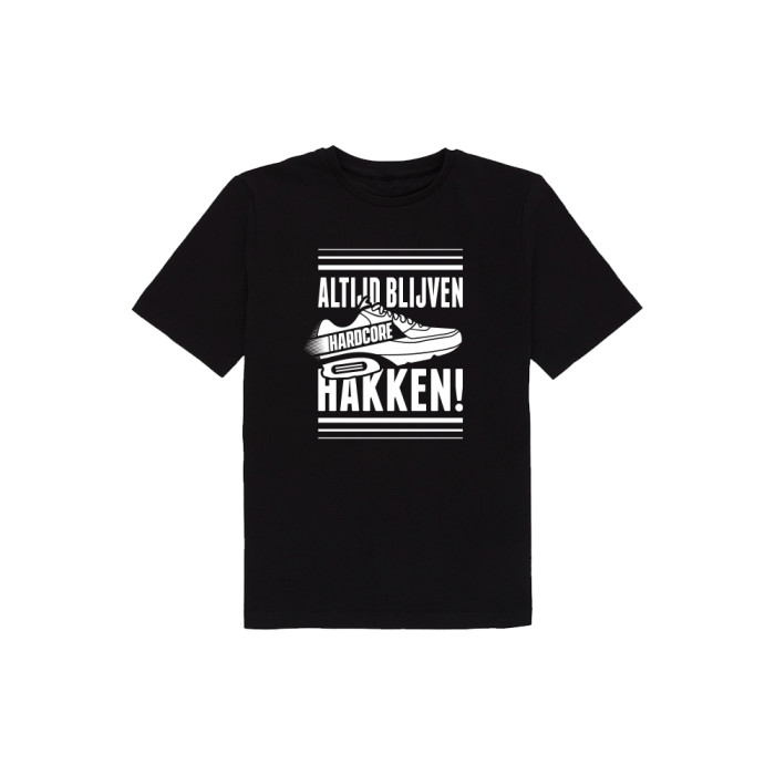 Hard-Wear kids T-shirt Altijd blijven hakken | zwart
