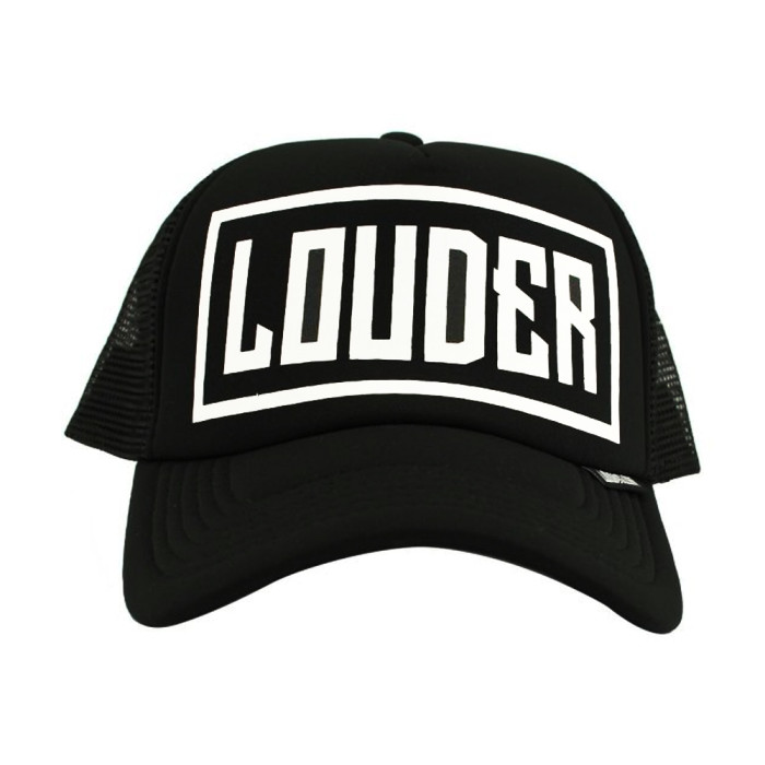 LOUDER trucker cap | zwart
