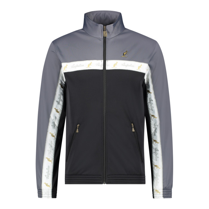 Australian duo jacket white breasted 2.0 | black - grey