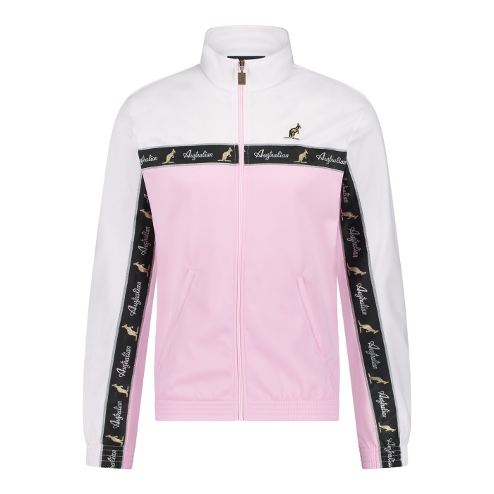 Australian duo jacket black breasted 3.0 | pastel pink - white