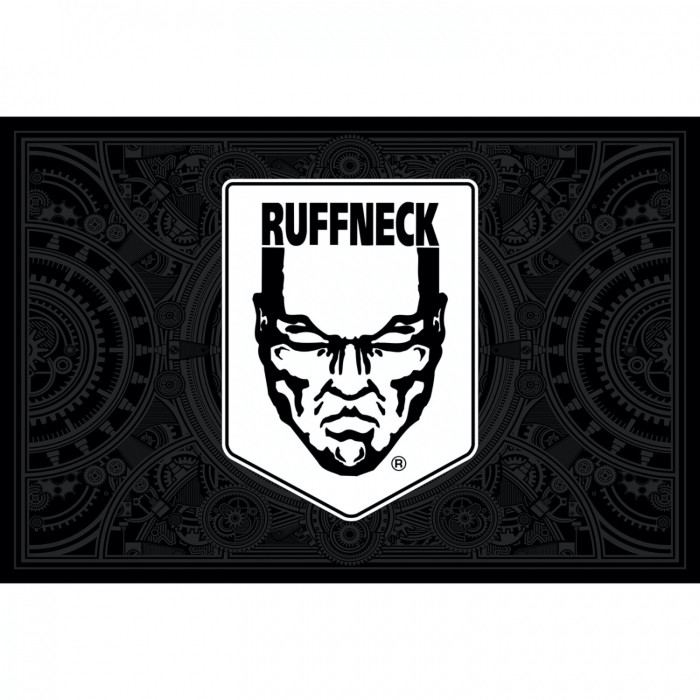 Ruffneck vlag Steampunk | zwart