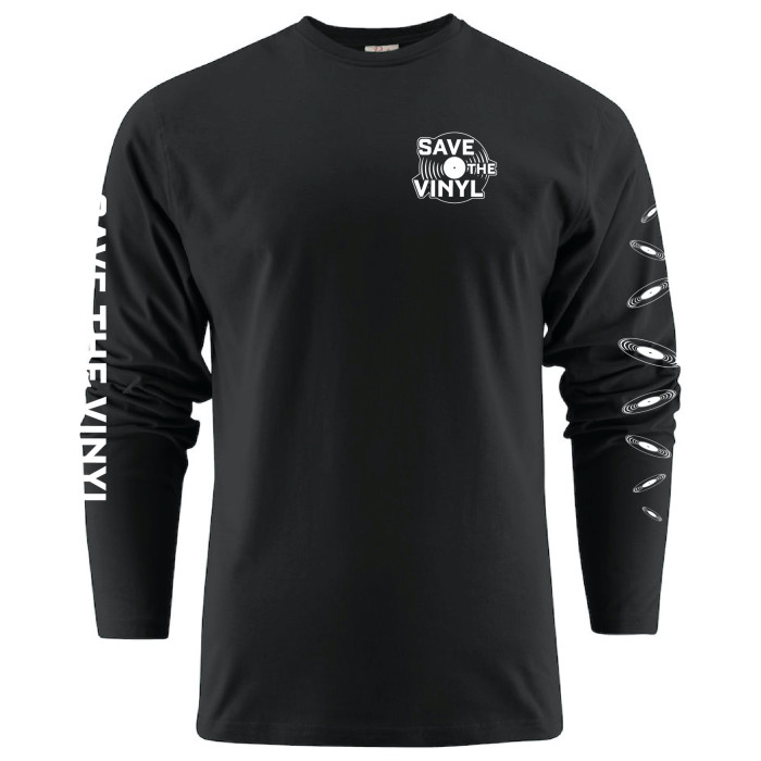  Save the Vinyl  longsleeve | noir