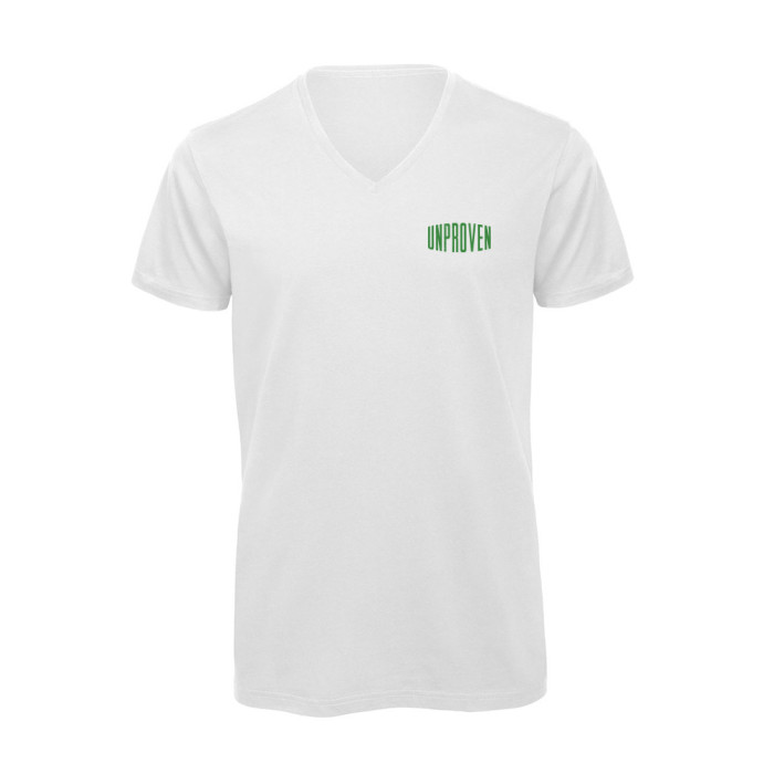 Unproven T-shirt uptempo hardcore impression verte | blanc