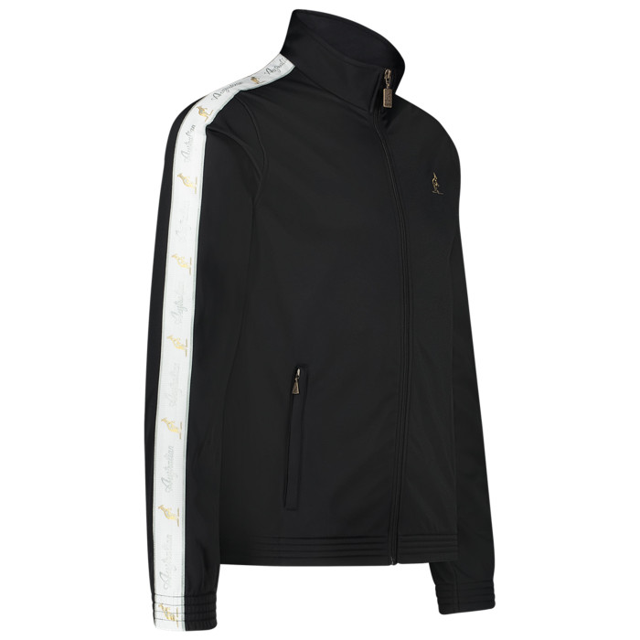 Veste slim Australian passepoilée blanche + big logo 3.0 | noir